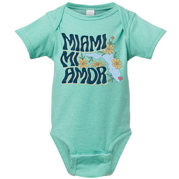 Miami Mi Amor Florida Baby Onesie