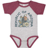 Republic of Arizona Baseball Baby Onesie-CA LIMITED