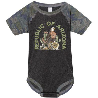 Republic of Arizona Baseball Baby Onesie-CA LIMITED