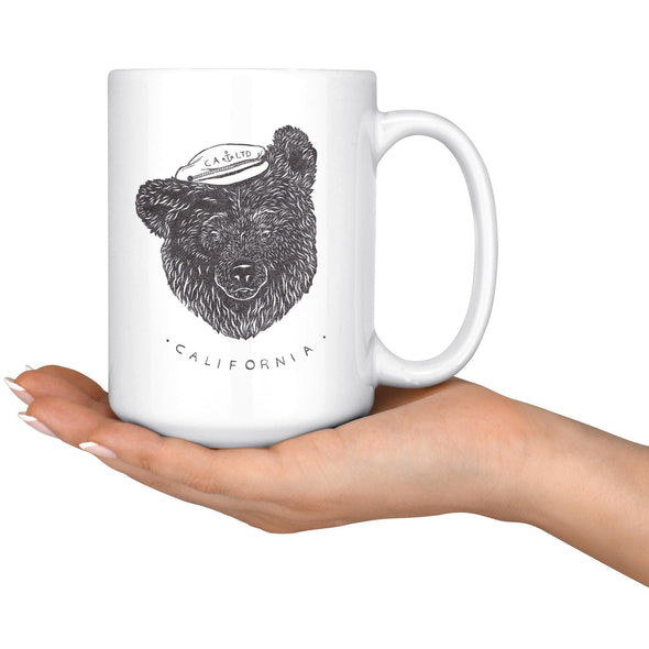 Sailor Bear Black Mug-CA LIMITED