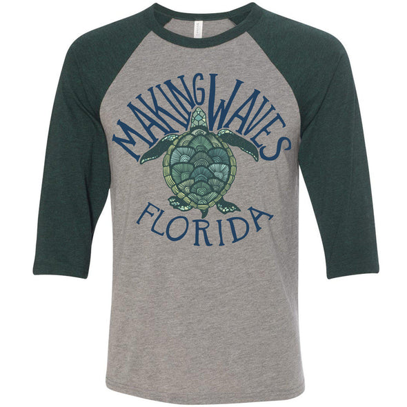 Sea Turtle FL Baseball Tee-CA LIMITED