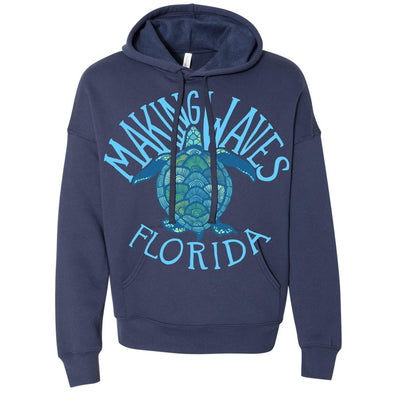 Sea Turtle FL Drop Shoulder Hoodie-CA LIMITED