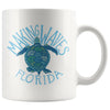 Sea Turtle FL Light Blue Ceramic Mug-CA LIMITED