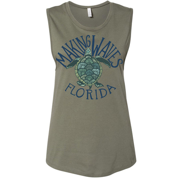 Sea Turtle FL Muscle Tank-CA LIMITED