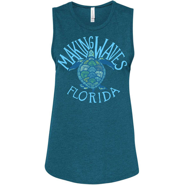 Sea Turtle FL Muscle Tank-CA LIMITED