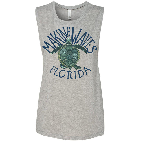 Sea Turtle FL Muscle Tank-CA LIMITED