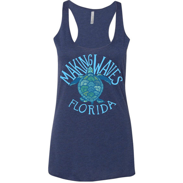 Sea Turtle FL Racerback Tank-CA LIMITED