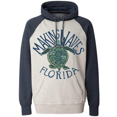 Sea Turtle FL Raglan Hoodie-CA LIMITED