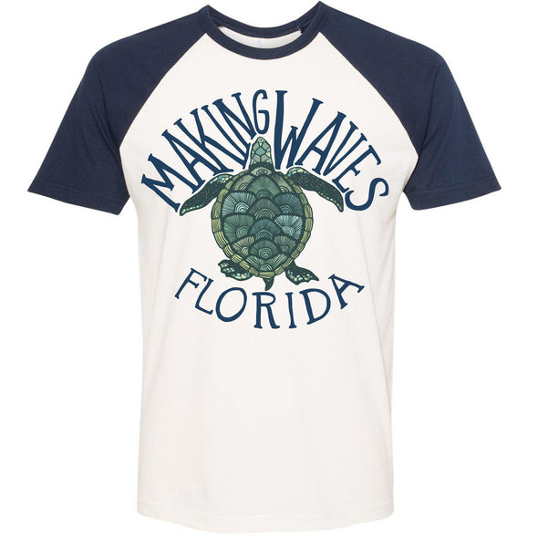 Sea Turtle FL Raglan Tee-CA LIMITED