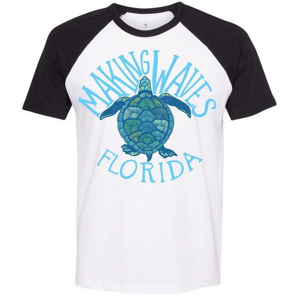 Sea Turtle FL Raglan Tee-CA LIMITED