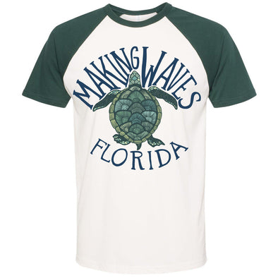 Sea Turtle FL Raglan Tee-CA LIMITED