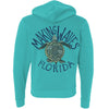 Sea Turtle FL Zipper Hoodie-CA LIMITED