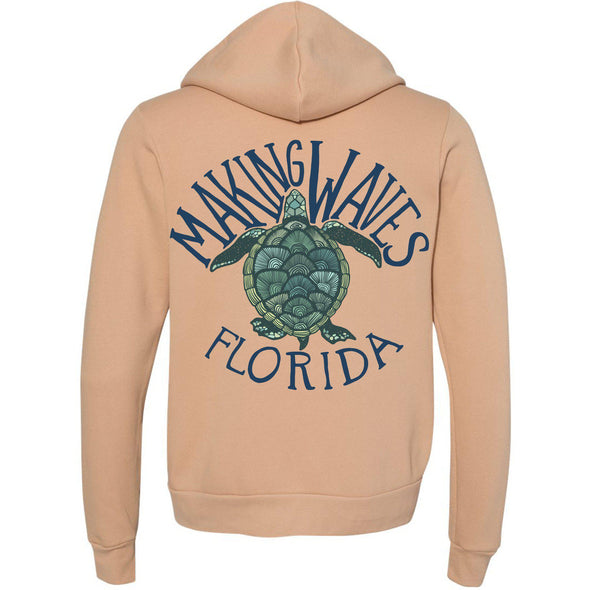 Sea Turtle FL Zipper Hoodie-CA LIMITED