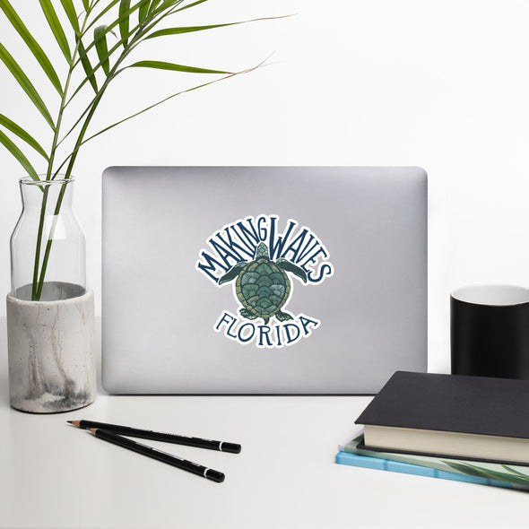 Sea Turtle Florida Decal