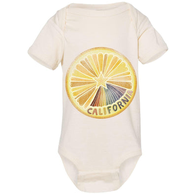 Starburst Orange Baby Onesie-CA LIMITED