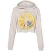 Starburst Orange Cropped Hoodie-CA LIMITED