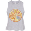 Starburst Orange Cropped Tank-CA LIMITED