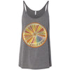 Starburst Orange Flowy Tank-CA LIMITED