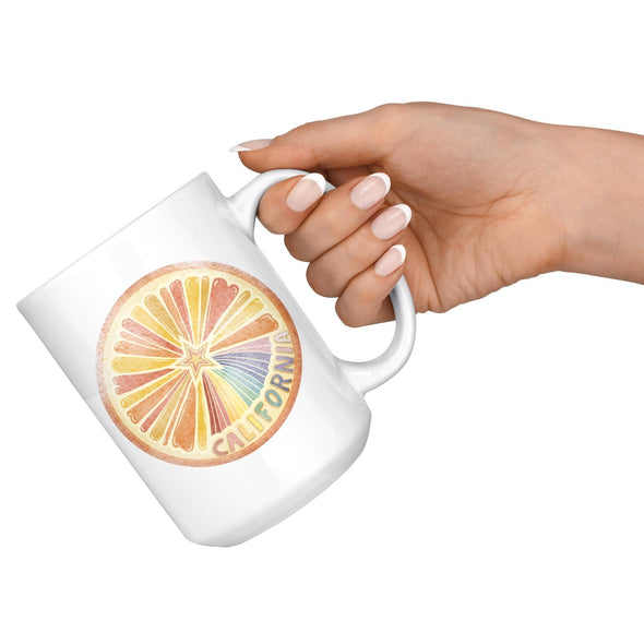 Starburst Orange Mug-CA LIMITED