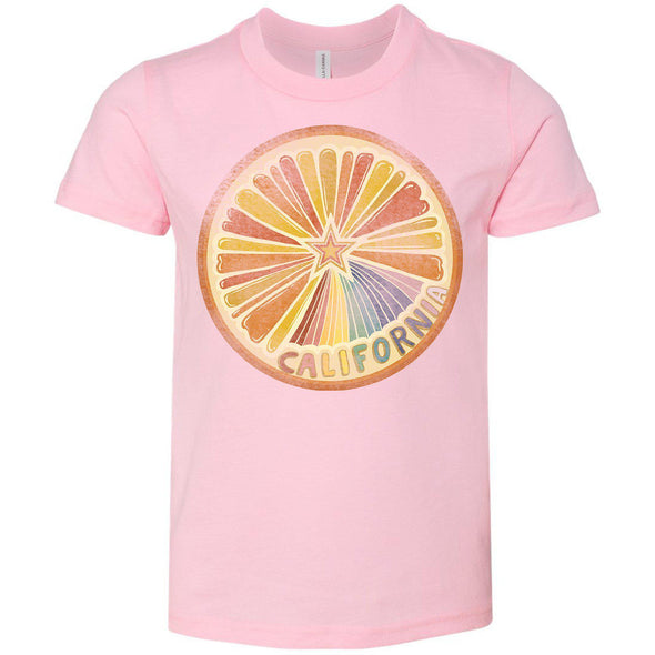 Starburst Orange Youth Tee-CA LIMITED