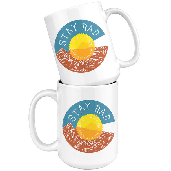 Stay Rad CO Ceramic Mug-CA LIMITED