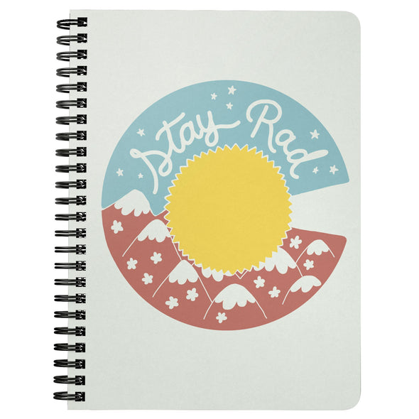 Stay Rad Cute CO Spiral Notebook-CA LIMITED