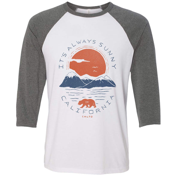 Sunny California Baseball Tee-CA LIMITED