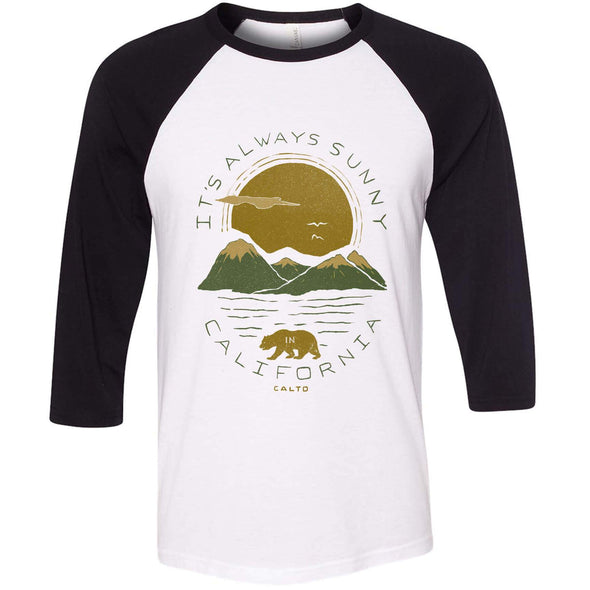 Sunny California Baseball Tee-CA LIMITED