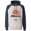 Sunny California Raglan Hoodie-CA LIMITED