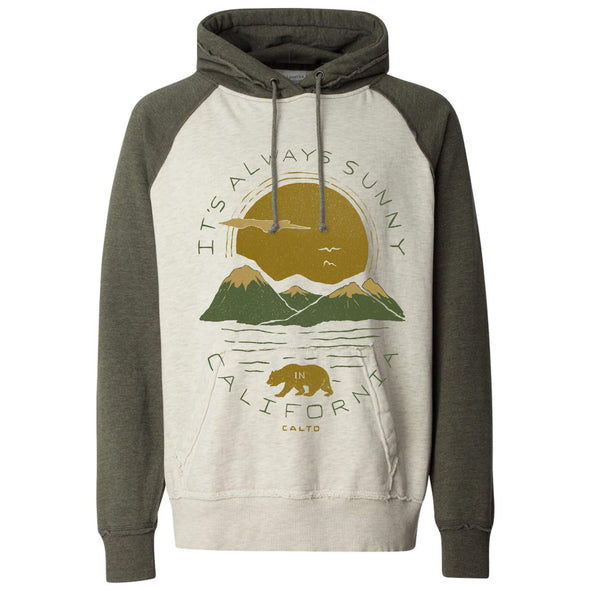 Sunny California Raglan Hoodie-CA LIMITED