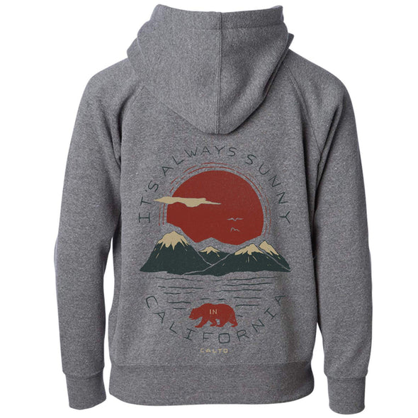 Sunny California Raglan Toddlers Zip Up Hoodie-CA LIMITED