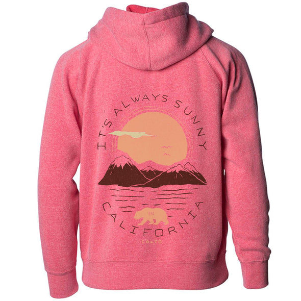 Sunny California Raglan Toddlers Zip Up Hoodie-CA LIMITED