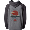 Sunny California Raglan Youth Zip Up Hoodie-CA LIMITED