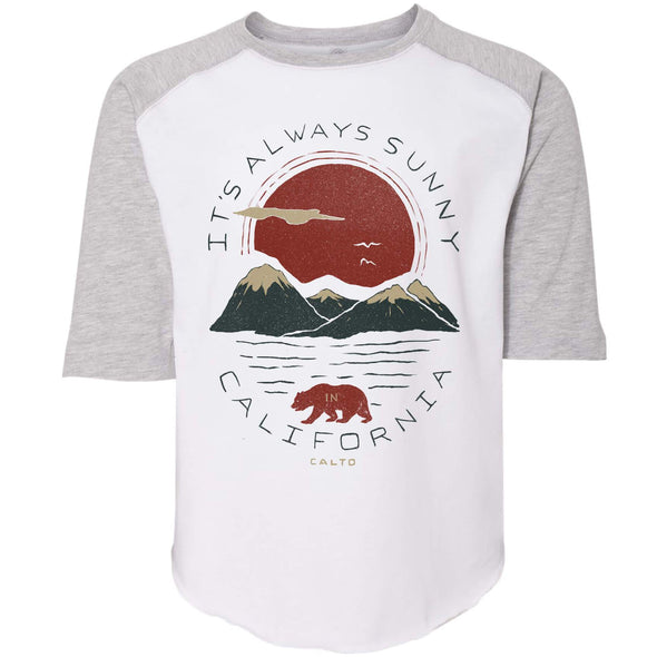 Sunny California Youth Baseball Tee-CA LIMITED