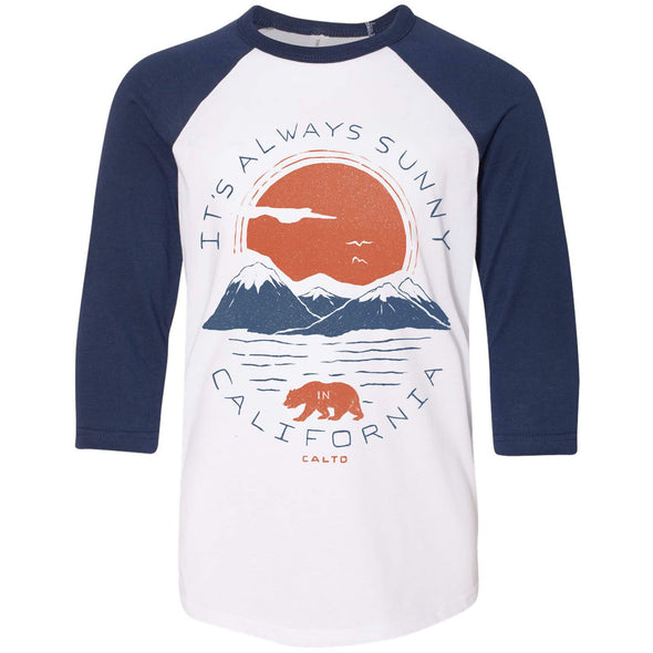 Sunny California Youth Baseball Tee-CA LIMITED