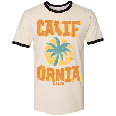 Sunset CA Love Ringer Tee-CA LIMITED