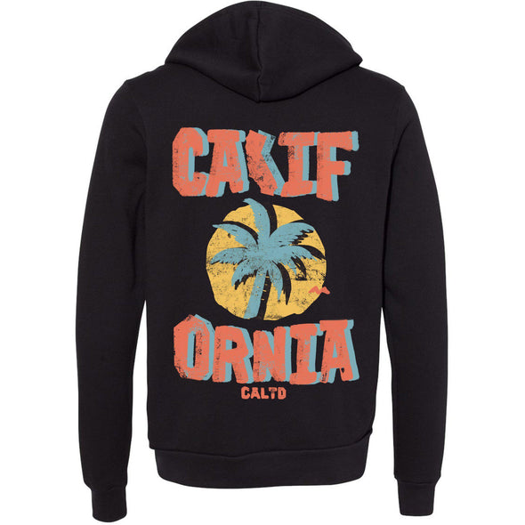 Sunset CA Love Zipper Hoodie-CA LIMITED