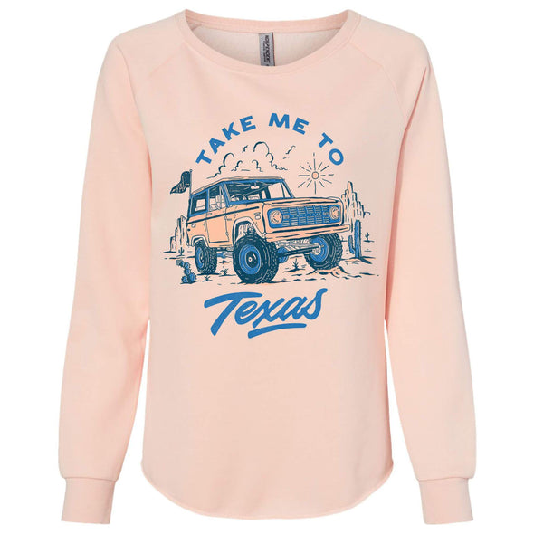 Take Me Tx Crewneck Sweatshirt-CA LIMITED