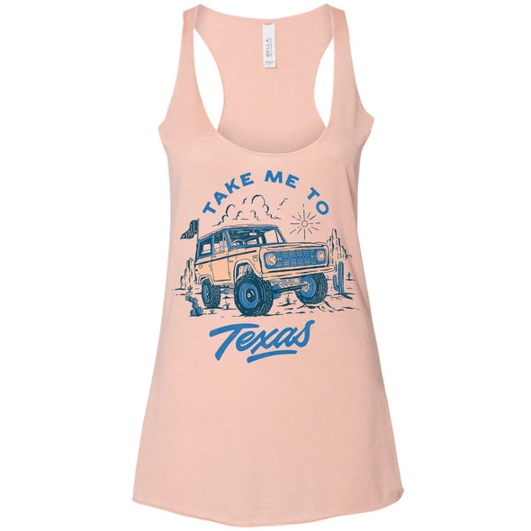 Take Me Tx Racerback Tank-CA LIMITED