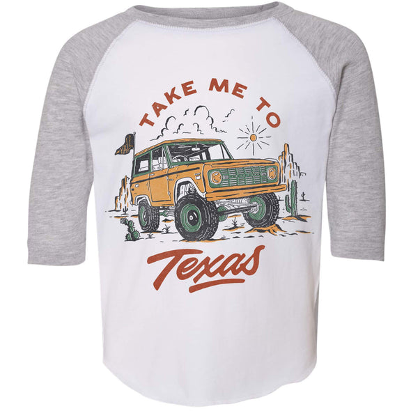 Take Me Tx Toddler Baseball Tee-CA LIMITED