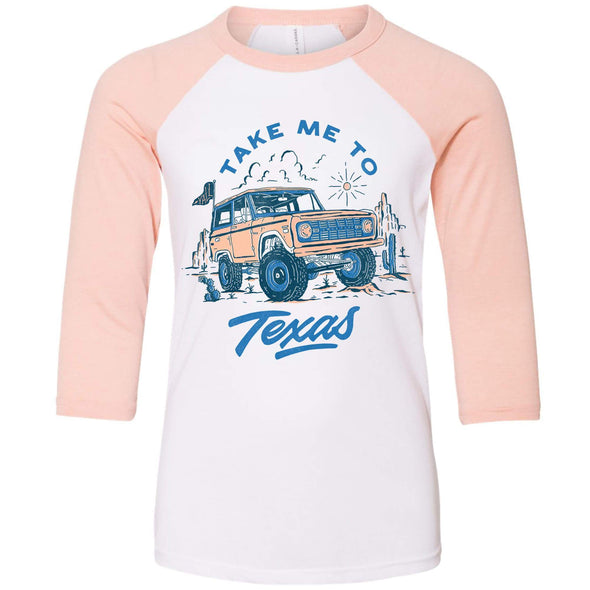 Take Me Tx Youth Baseball Tee-CA LIMITED