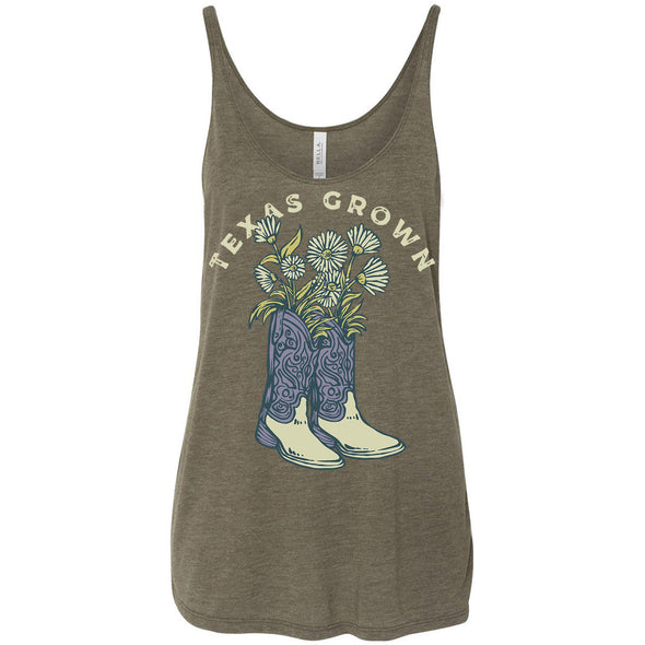 Texas Grown Flowy Tank-CA LIMITED