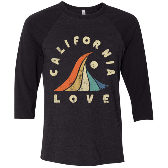 Wave CA Love Baseball Tee-CA LIMITED