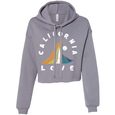 Wave CA Love Cropped Hoodie-CA LIMITED