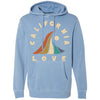 Wave CA Love Pullover Hoodie-CA LIMITED