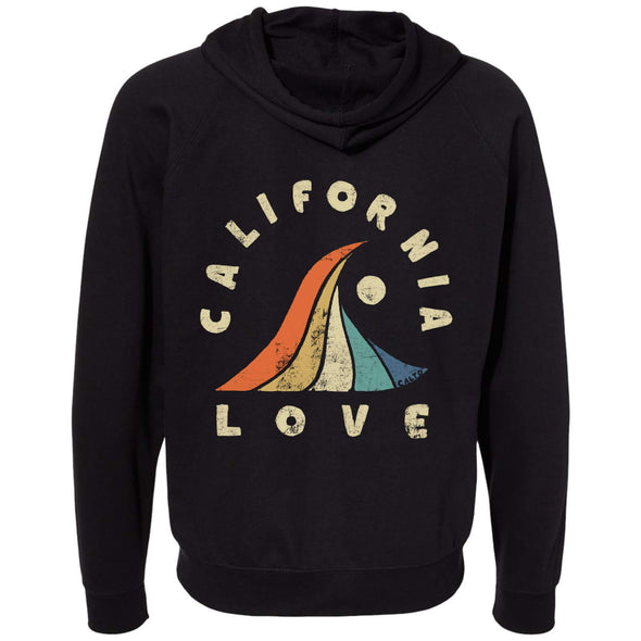 Wave CA Love Raglan Zipper Hoodie-CA LIMITED