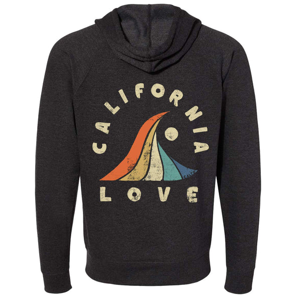 Wave CA Love Raglan Zipper Hoodie-CA LIMITED