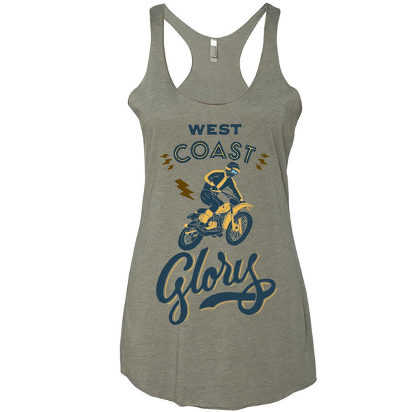 West Coast Glory Racerback Tank-CA LIMITED