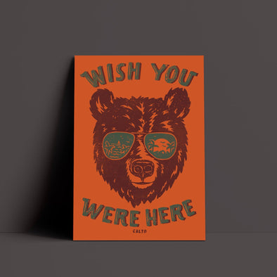 Wish Bear Orange Poster-CA LIMITED