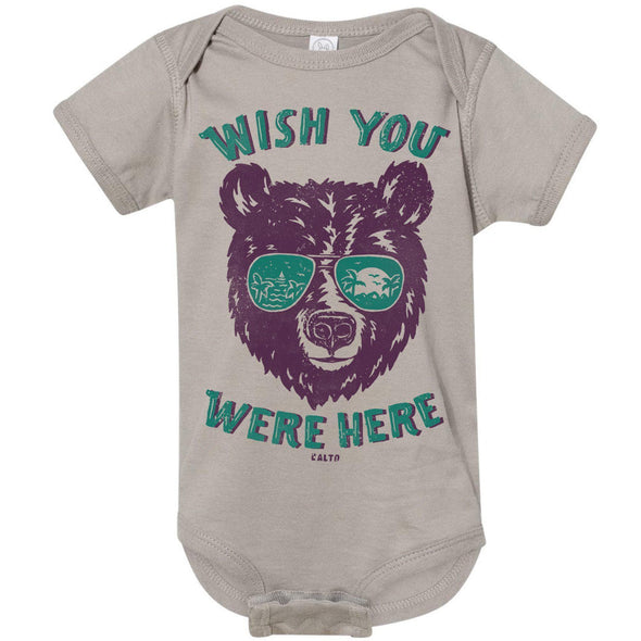 Wish You Were Here Baby Onesie-CA LIMITED